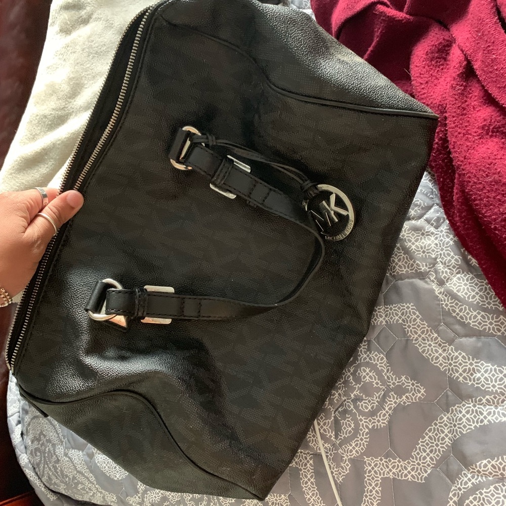 Black Monogram Michael Kors purse